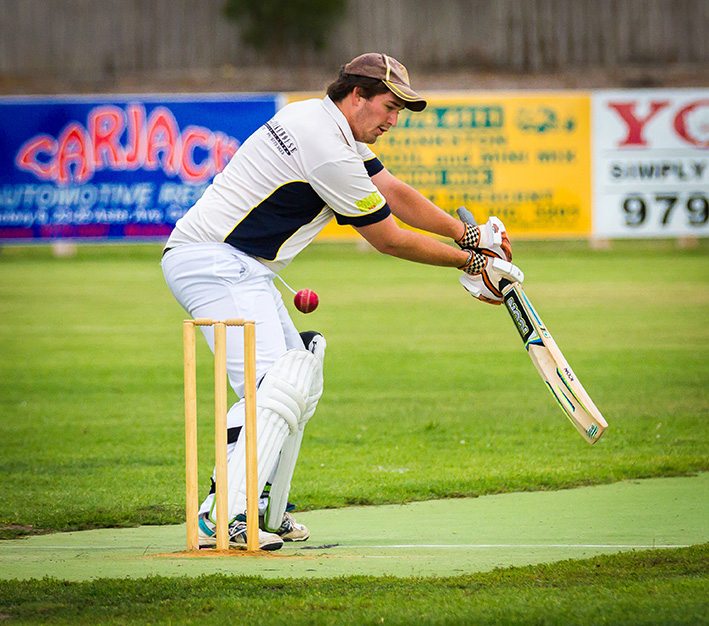 The Main men: Main Ridge beat Seaford Tigers by nearly 80 runs. Picture: Andrew Hurst