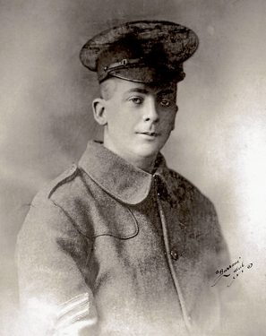 Above: Private Cyril George Bartram.