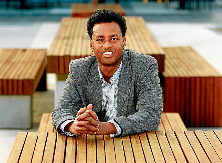 Story of survival: Refugee Abdi Aden will talk about his struggle to reach Australia.