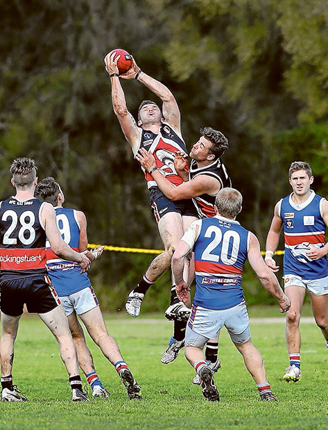 Shark attack: Bonbeach came from behind to beat Mornington by 30 points. Picture: Gary Bradshaw