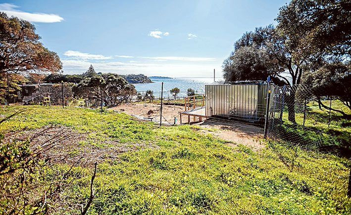 Room for a view: A planning tribunal decision has preserved the view of the Western Sister (centre top) at Sullivan Bay in Sorrento, site of the first European settlement in 1803. Picture: Yanni