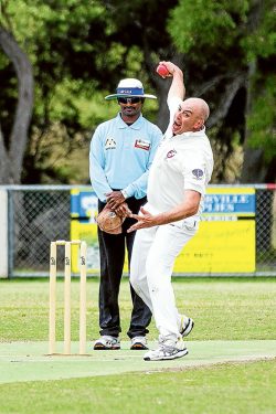Bowling effort: Tyabb’s bowling effort fell short, with the Stonecats getting the runs required for victory in sub-district. Picture: Andrew Hurst