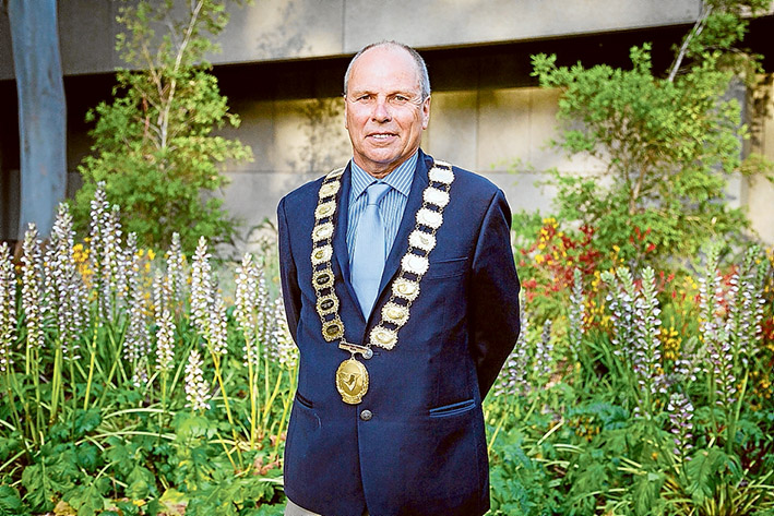 Mayor and deputy change places: Cr Graham Pittock was last week elected mayor of Mornington Peninsula Shire.