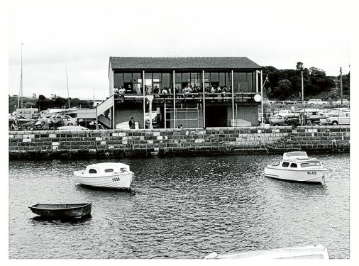 No frills: The clubhouse at Mornington Yacht Club in 1968.