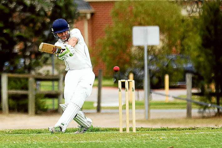 Not enough: Ballam Park batted their 40 overs for 129 runs, but it wasn’t enough for a win. Picture: Andrew Hurst