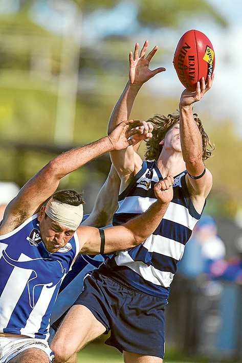 Taking the chocolates: Chelsea made light work of Langwarrin, running out 45 point winners. Picture: Scott Memery