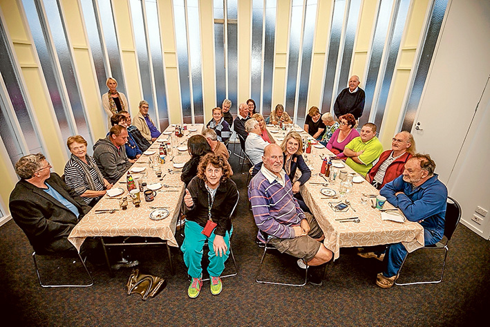 Bon appetit: Diners enjoy being part of the Mornington Community Meals program. Picture: Yanni