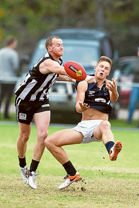 Pie pain: Rosebud continued the bad year for Crib Point with an 84 point win. Picture: Scott Memery