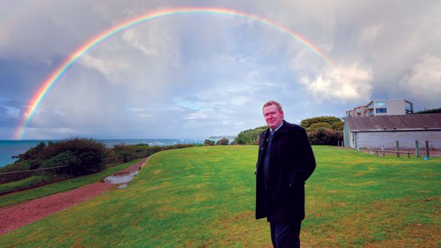 Clifftop scramble: While Mornington Peninsula Shire sees a pot of gold in leasing out the former Southern Peninsula Rescue Squad’s headquarters at Sorrento Park others, like Sorrento-Portsea Chamber of Commerce vice-president Marc Clavin, think it should have a “community” use. Picture: Yanni  