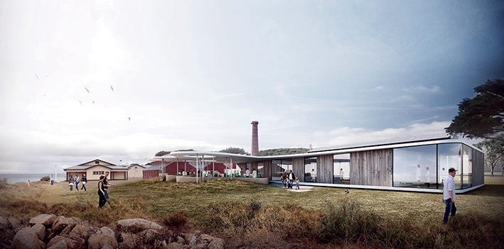 rtists’ impressions contained in the plan for development at Point Nepean.