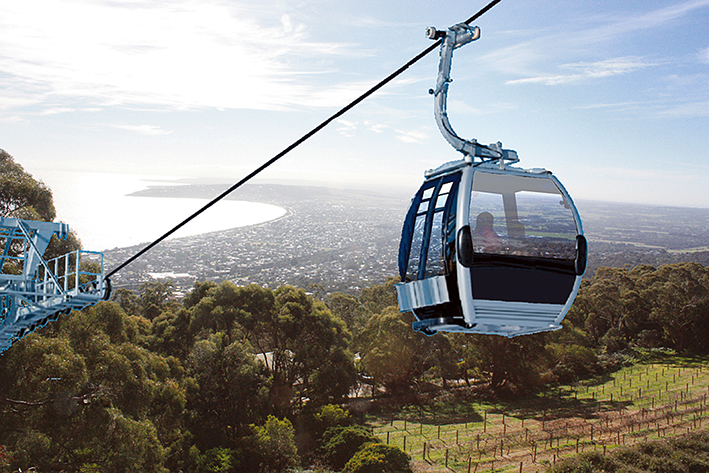 Gondola days: Three parking areas will serve patrons of Arthurs Seat Skylift. The company is banking on about 160,000 people a year using the $18 million ride.