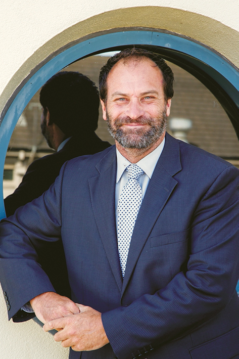 Hair apparent: Geoff Shaw at his former electorate office in Frankston last year. Picture: Gary Sissons