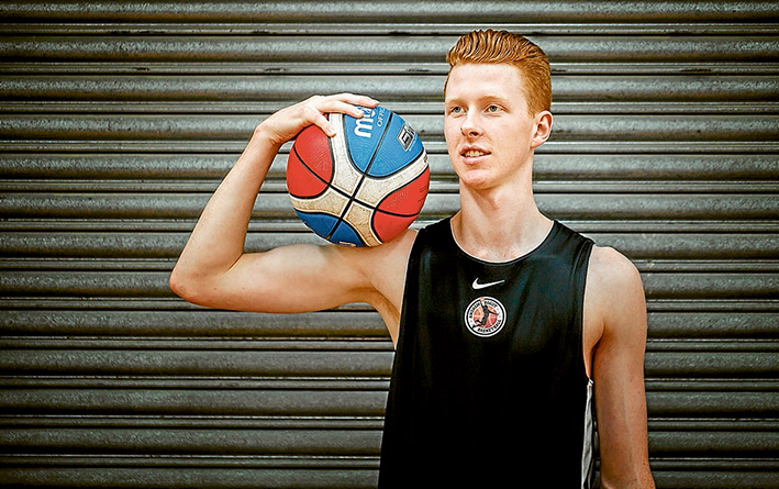 Aiming high: Mornington basketballer Eddie Swan is going to the Unites States on a four-year university scholarship. Picture: Yanni