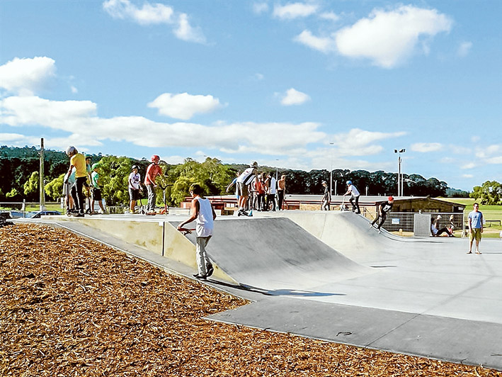 Access at last: A new path down steep Wooralla Drive will link Mt Eliza township with the skate park and other sports and recreation facilities at Emil Madsen Reserve. Picture supplied
