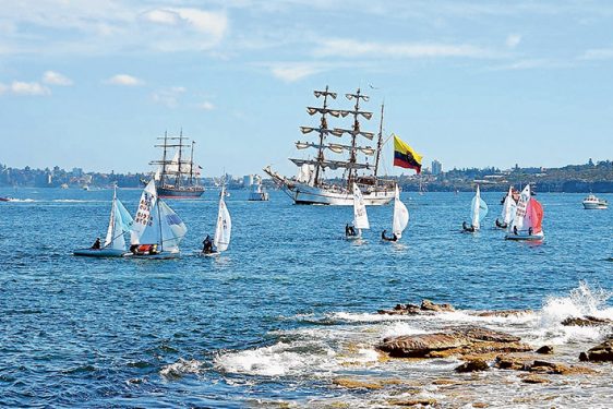 Junior sailors 420 Fleet Sydney 2MN