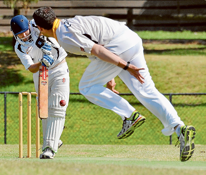 Thou shall not pass: Pearcedale successfully defended their 151-run total to keep Heatherhill out of fourth place. Picture: Rab Siddhi