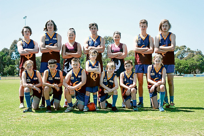 Yabbies united: Tyabb will field junior football and netball teams this season including a girls football team for the first time in the club’s history. Picture: Angie Underwood