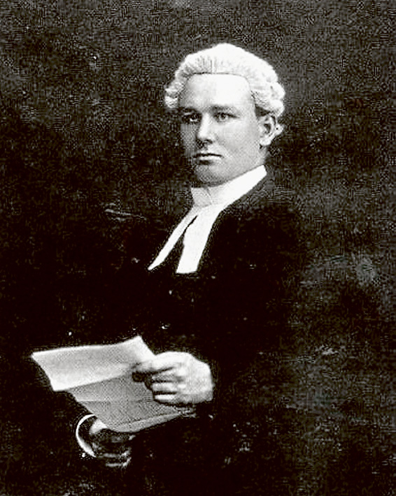 Pompey Elliott as a young lawyer
