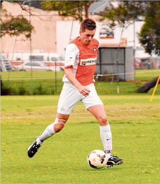 Red mist: Mornington’s Paul McEvoy was sent off on Sunday. Picture: Robin Smith