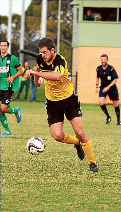 Dylan double: Seaford’s Dylan Waugh scored twice against Doncaster Rovers. Picture: Darryl Kennedy.