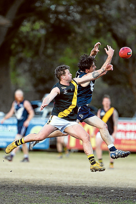Tigers win in a thriller: Seaford just managed to hold off Edithvale to take home a two point win. Picture: Scott Memery