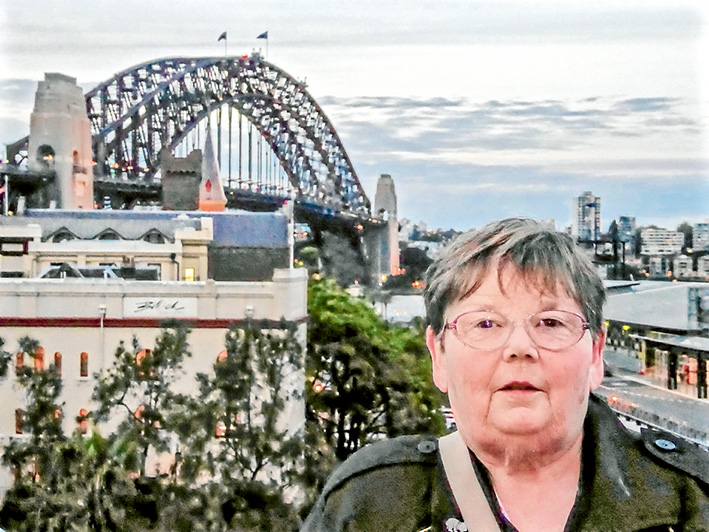 Going strong: Polio survivor Fran Henke attended the Polio Australia Life Stage Matters Australasian/Pacific conference in Sydney.