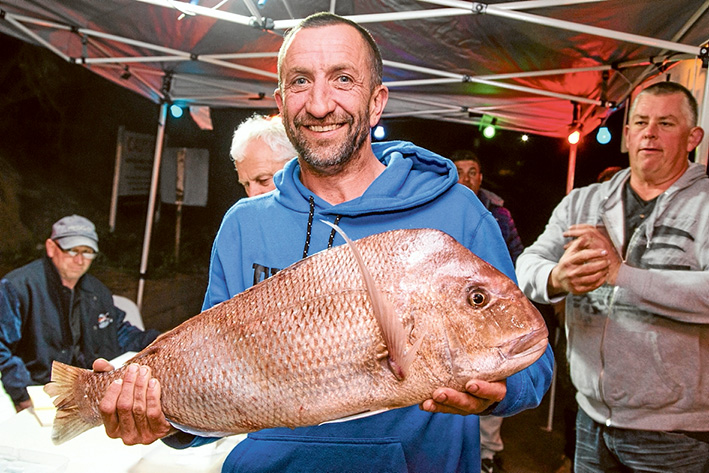 Richard Janson, of Carrum Downs, with his catch on the day. Pictures: Supplied and Gary Sissons