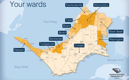 Revised council wards map