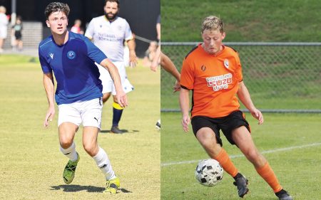Scoring spree: Chelsea ace James Stinson (left) and Aspendale star Matthew Bruce were scoring for fun last weekend. Pictures: Jordan Martin and Darryl Kennedy
