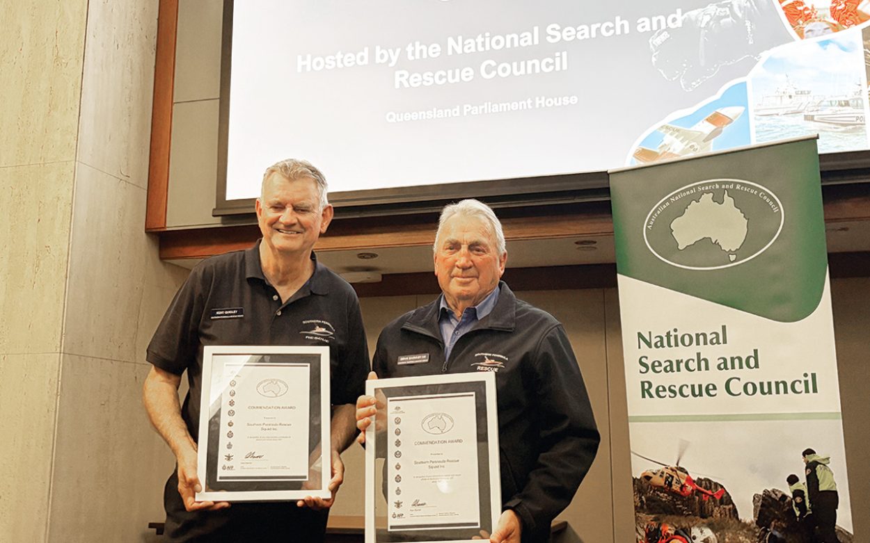 Rescue squad commended in national awards