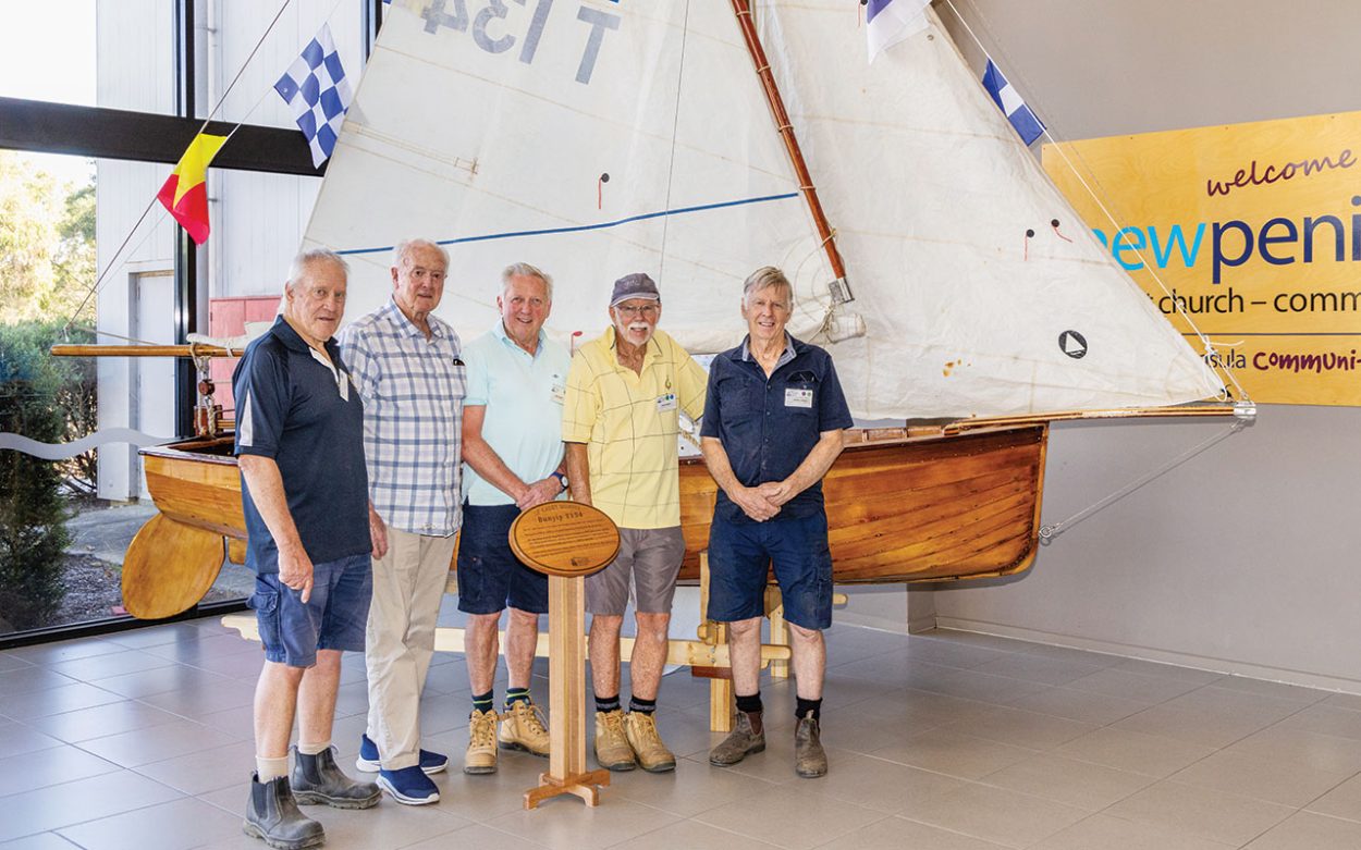 New Peninsula Men’s Shed revives historic sailboat