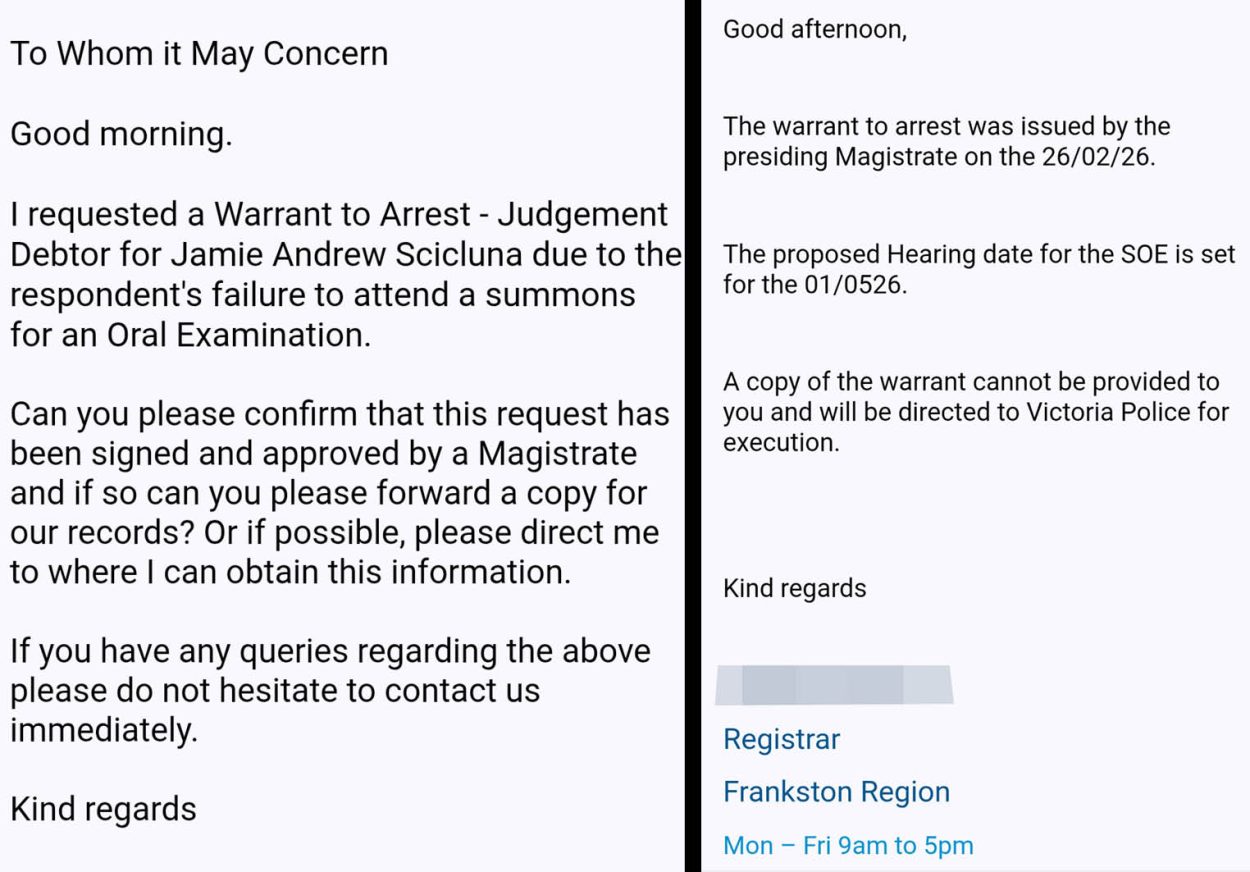 Arrest warrant issued for Somerville Times publisher Jamie Scicluna