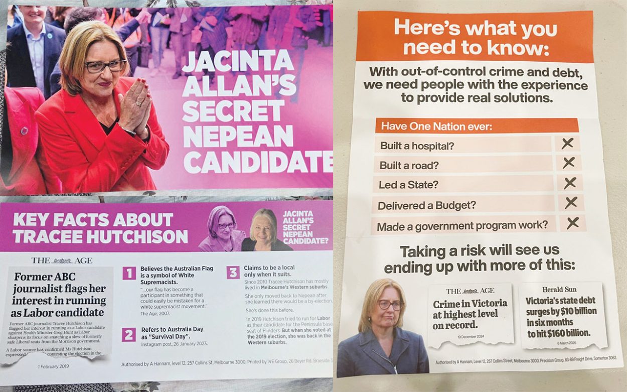Nepean candidates call foul play on flyers