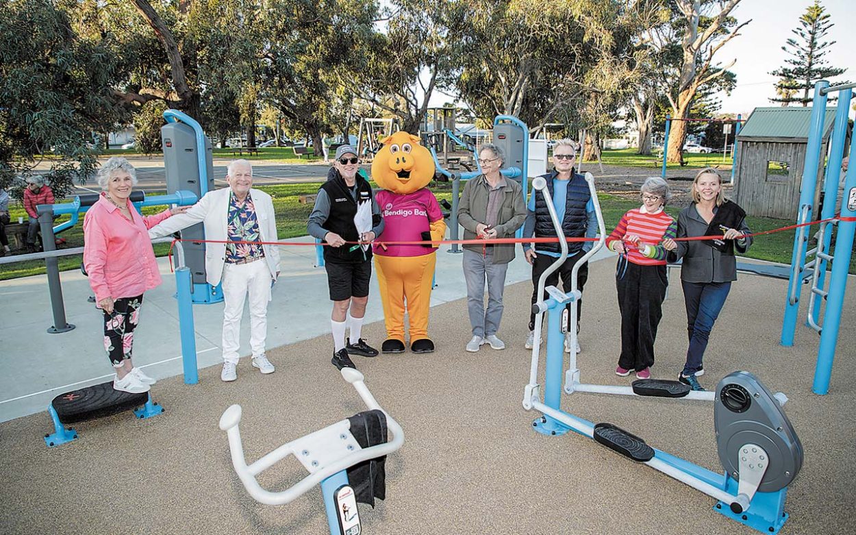 Flinders community celebrates new outdoor gym