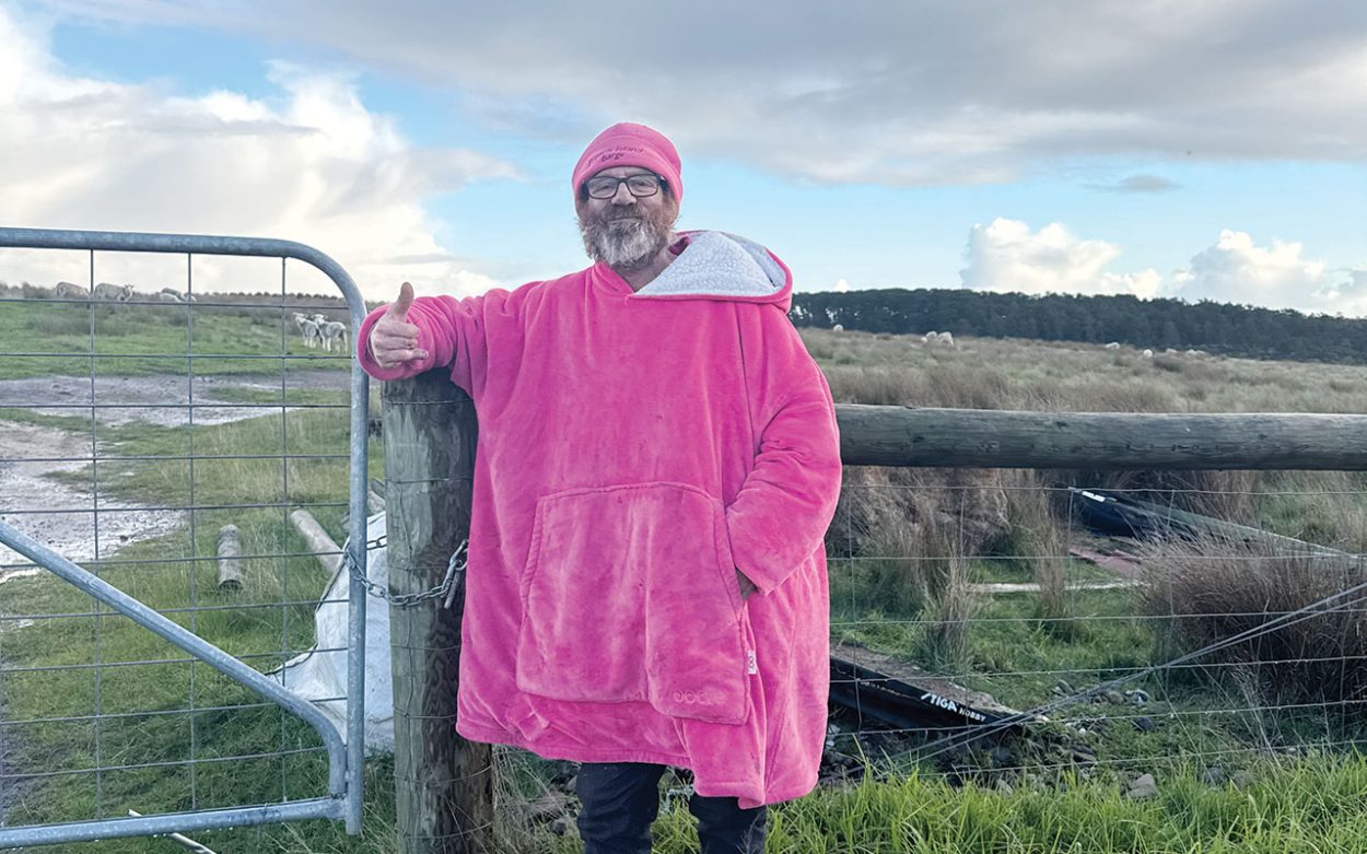 Terry from French Island gives helipad a trial