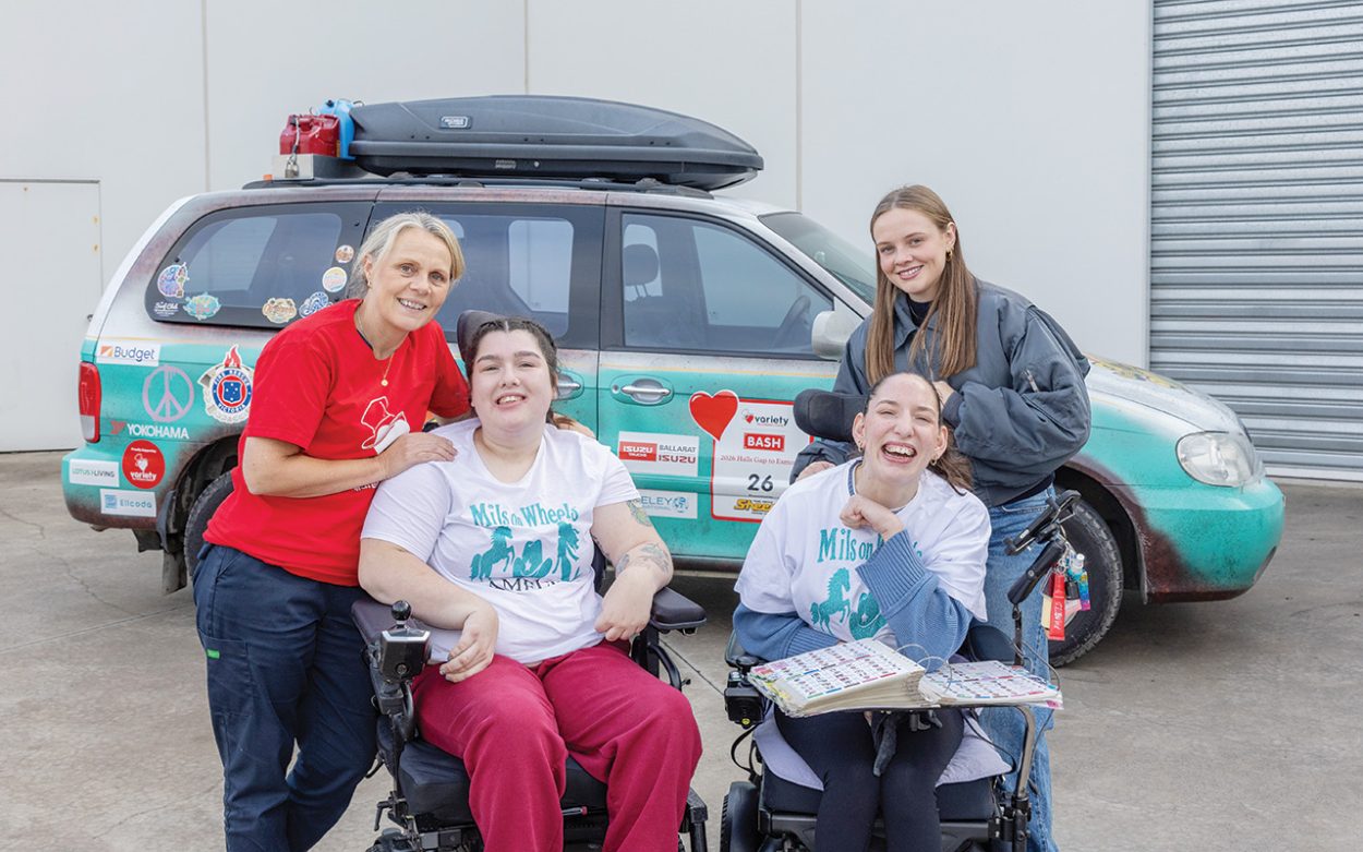 Disability no barrier for peninsula duo’s ‘Bash’