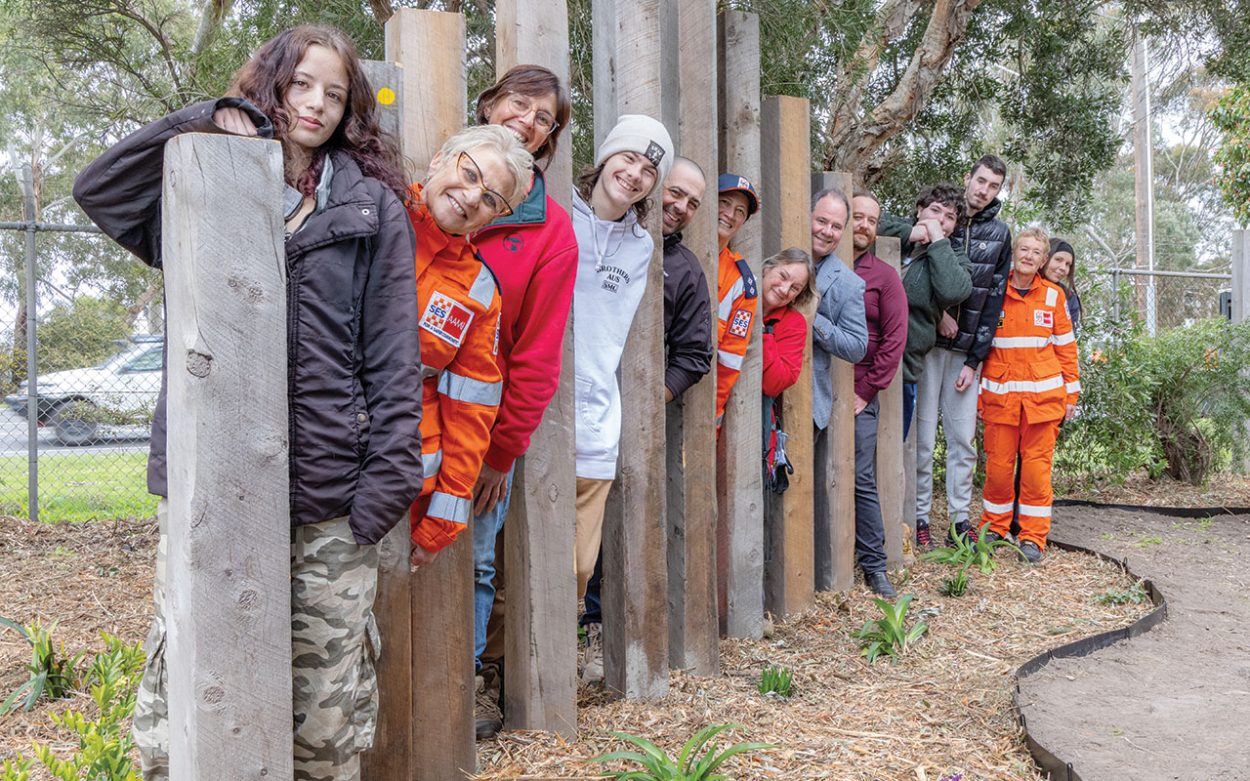 Hastings SES celebrates launch of new memorial garden