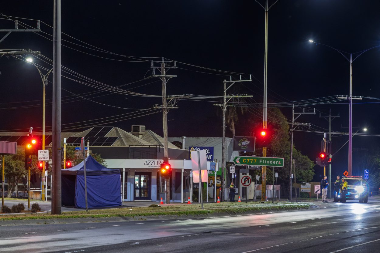 Pedestrian deceased in Rosebud