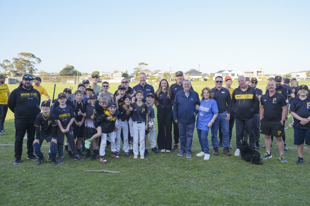 Crewther commits $5m to Mornington Baseball Club
