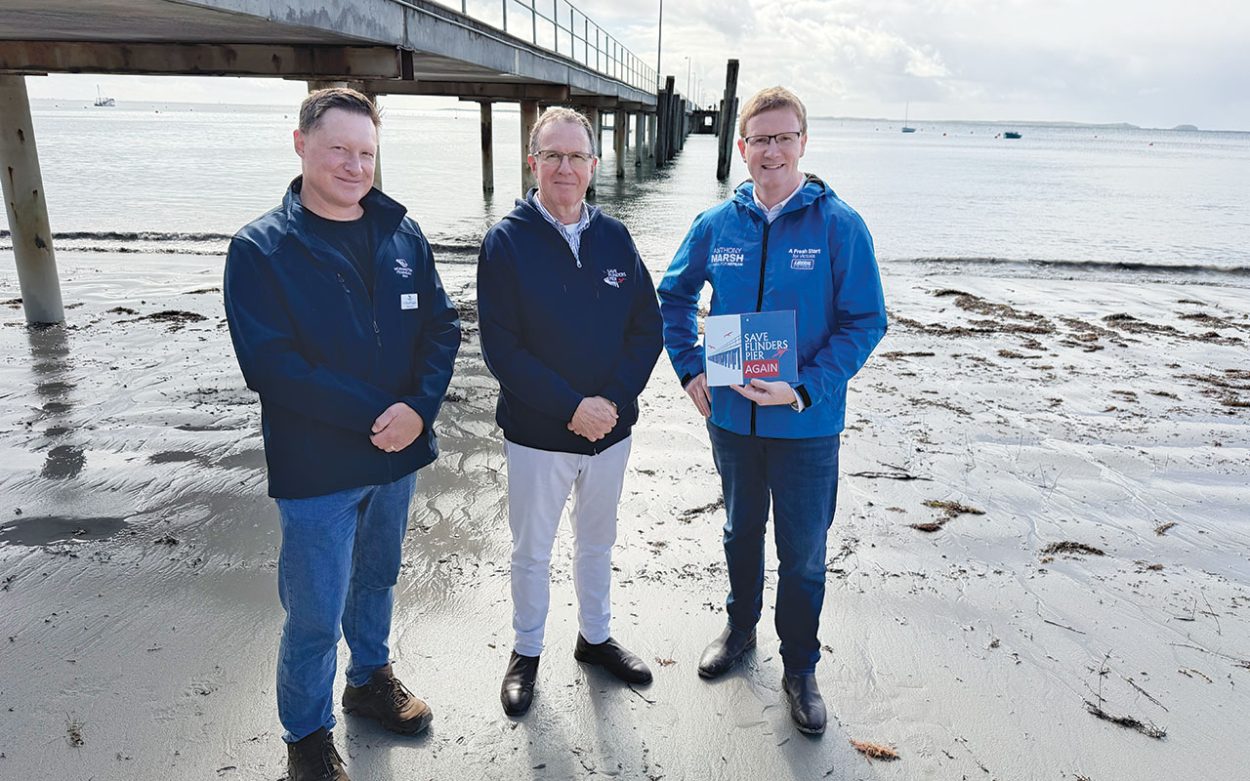 Marsh commits Liberals to rebuild of Flinders Pier
